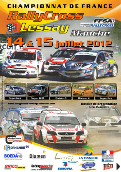 Présentation du Rallycross de Lessay 2012